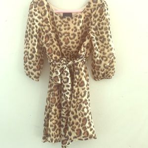 Girls 4t/5T leopard print dress